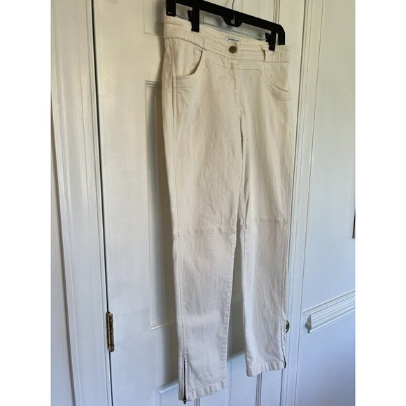 Emerson‎ Fry Mick White Ankle Zipper Jeans Size 6 - Picture 3 of 16